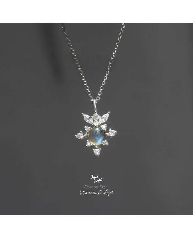 Chapter Eight-Labradorite Stamp of Light Necklace